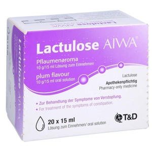 LACTULOSE AIWA Pflaumenaroma 10 g/15 ml Lsg.z.Einn Produktbild