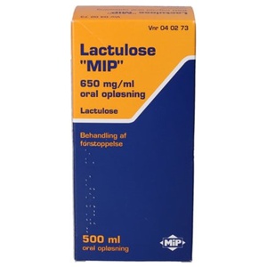 Lactulose MIP 650 mg/ml oral opl. - 500 ml produktbillede