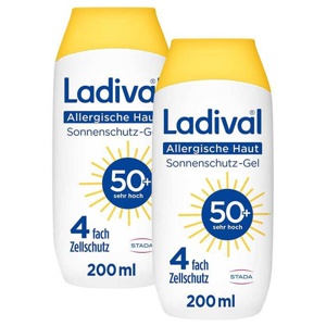 Ladival allergische Haut Sonnenschutz-Gel LSF 50+, 2x200 ml Gel Produktbild