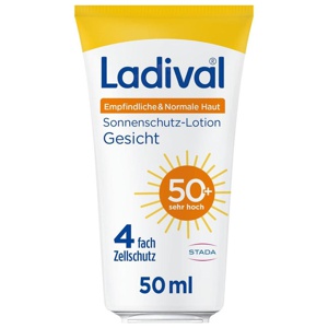 LADIVAL empfindliche Haut Lotion Gesicht LSF 50+ Produktbild