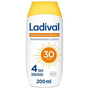 Ladival empfindliche + normale Haut Lotion LSF 30, 200 ml Lotion Produktbild