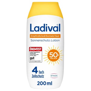Ladival empfindliche & normale Haut Lotion LSF 50 +, 200 ml Lotion Produktbild