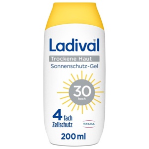 Ladival trockene Haut Sonnenschutz-Lotion LSF 30, 200 ml Lotion Produktbild
