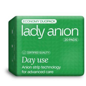 Lady Anion Duo anioonriba ja tiivakestega hügieenisidemed N20 toote pilt