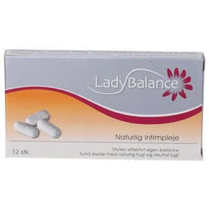 LadyBalance Vaginaltabletter 12 stk produktbillede