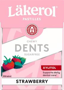 Läkerol Dents Strawberry Cream 85 g produkt bild