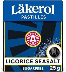 Läkerol Licorice Seasalt 25 g produkt bild