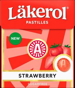 Läkerol Strawberry Livsmedel 25 g produkt bild