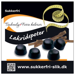 Søde Lakridspoter - 90 g produktbillede