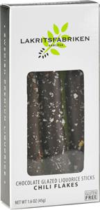 Liquorice Sticks Dark Chocolate & Chili 45g produkt bild