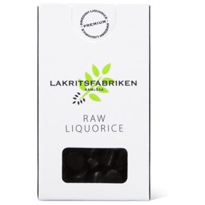 Lakritsfabriken Organic Raw Liquorice 25 g produkt bild