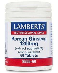 Lamberts Korean Ginseng Tablets 1200mg Pack of 60 product image