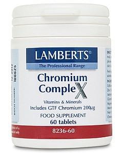 Lamberts Krom Komplex - 60 tabletter produkt bild