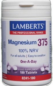 Lamberts Magnesium 375 Tablets Pack of 180 product image