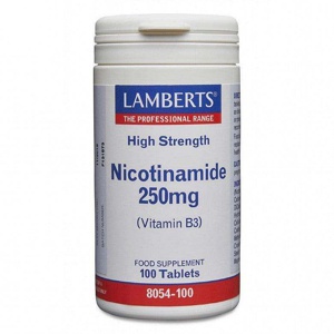 Lamberts Nicotinamide (Vitamin B3) Tablets 250mg Pack of 100 product image