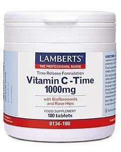 Lamberts Vitamin C Time Release with Bioflavonoids Tablets 1000mg Pack of 180 product image