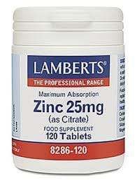 Lamberts Zinc 25mg Tablets Pack of 120 product image