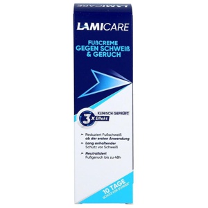 LAMICARE FUßCREME GEGEN SCHWEIß & GERUCH 75 ml Creme Produktbild
