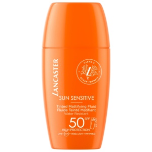 Lancaster Sun Sensitive Tinted Mattifying Fluid SPF50 High Protection produktbilde