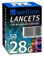Lansett Wellion - 28G (037mm) blå 50-p - 50 st produkt bild