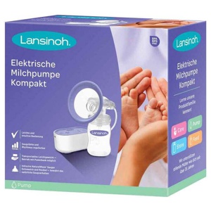 LANSINOH-elektrische-Milchpumpe-Kompakt Produktbild