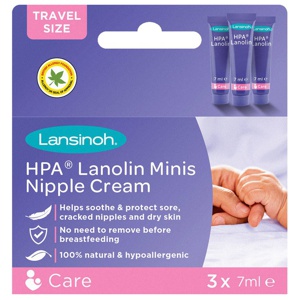 Lansinoh HPA Lanolin Nipple Cream 3 x 7 ml produkt bild