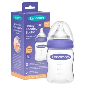 Lansinoh NaturalWave Baby Bottle 160ml produkt bild