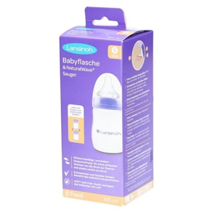 Lansinoh NaturalWave Babyflasche 160ml & Sauger S Produktbild
