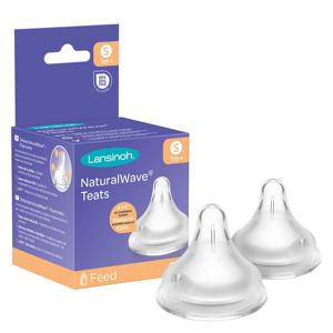 Lansinoh NaturalWave Bottle Nipple Slow Flow 2 st produkt bild