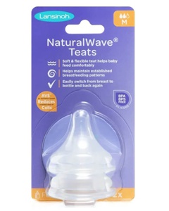 Lansinoh NaturalWave Flaskesut Medium Flow 2 stk. produktbillede