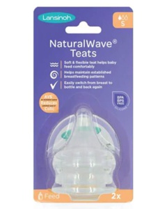 Lansinoh NaturalWave Flaskesut Slow Flow 2 stk. produktbillede