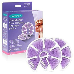 Lansinoh TheraPearl 3-in-1 Hot or Cold Breast Therapy Pack of 2 product image