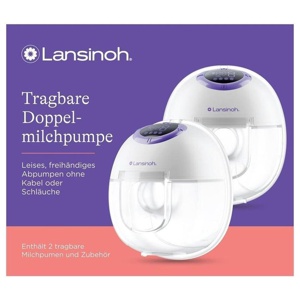 Lansinoh tragbare Doppelmilchpumpe Produktbild