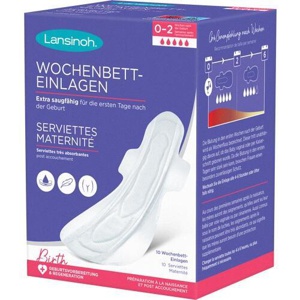 Lansinoh Wochenbett-Einlagen 0-2 Woch.nach Geburt Produktbild