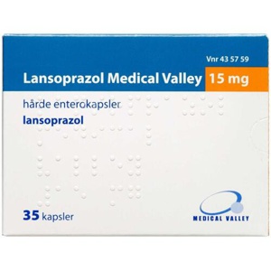 Lansoprazol ent kaps 15 mg (m produktbillede