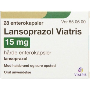 Lansoprazol enterokaps 15 mg produktbillede