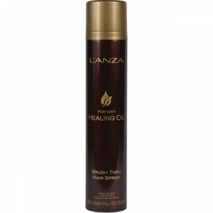Lanza Keratin Healing Oil Brush Thru Hair Spray 350 ml produkt bild