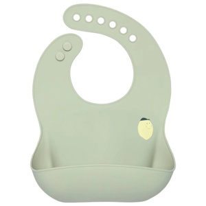 Lässig Silicone Bib Happy Fruits Cherry Lemon produkt bild