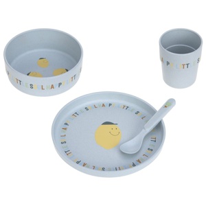 Lässig Tallriksset PP/Cellulosa Happy Fruits Lemon produkt bild