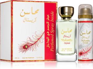 Lattafa Mahasin Crystal Set EDP U 100 ml + 50 ml deo produkt bild