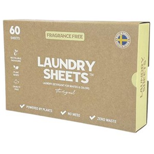 Laundry Sheets Fragrance Free, 60-pack produkt bild