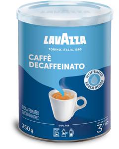 Lavazza Caffè Decaffeinato Finmalet Kaffe Burk 250 g produkt bild
