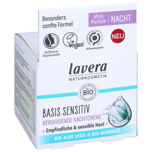 LAVERA basis sensitiv beruhigende Nachtcreme Produktbild