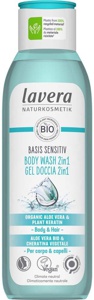 lavera Body Wash 2in1 Basis Sensitiv   250 ml produktbillede