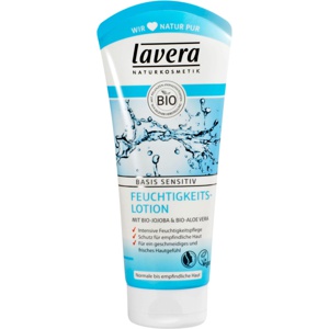 Lavera Basis Sensitiv Feuchtigkeitslotion, 200 ml Lotion Produktbild