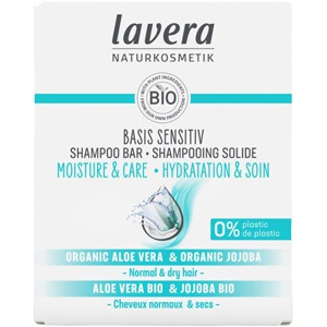 Lavera Basis Sensitiv Moisture & Care shampoo bar produktbilde