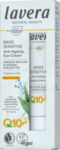 Lavera Basis Sensitiv Anti-Age Eye Cream Q10 - 15 ml produktbillede