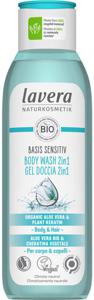 Lavera Basis Sensitiv Body Wash 2in1 250 ml produkt bild
