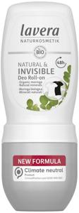 Lavera Deo Roll-on Natural & Invisible 50 ml produkt bild