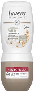 Lavera Deo Roll-On Natural & Mild 50 ml produkt bild